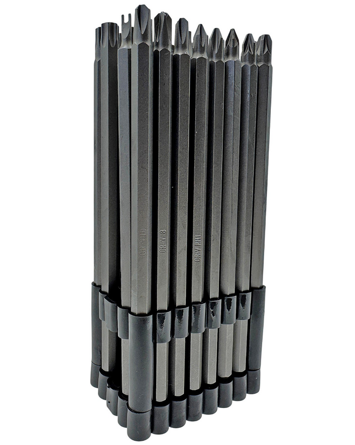 Kruvikeeraja otsikud 150mm 32tk.